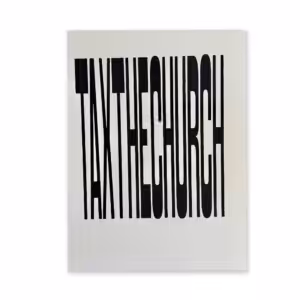 Tax the Church Print