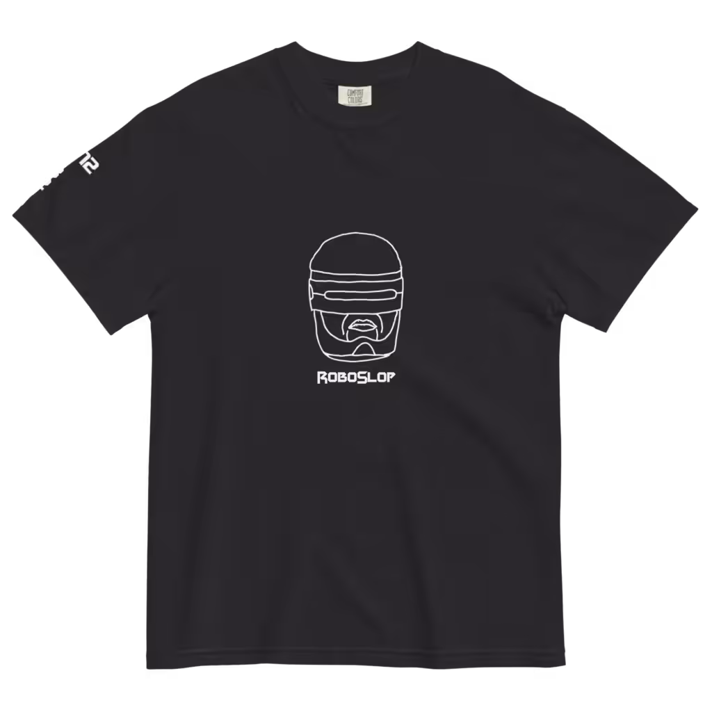 RoboSlop heavyweight t-shirt (black)