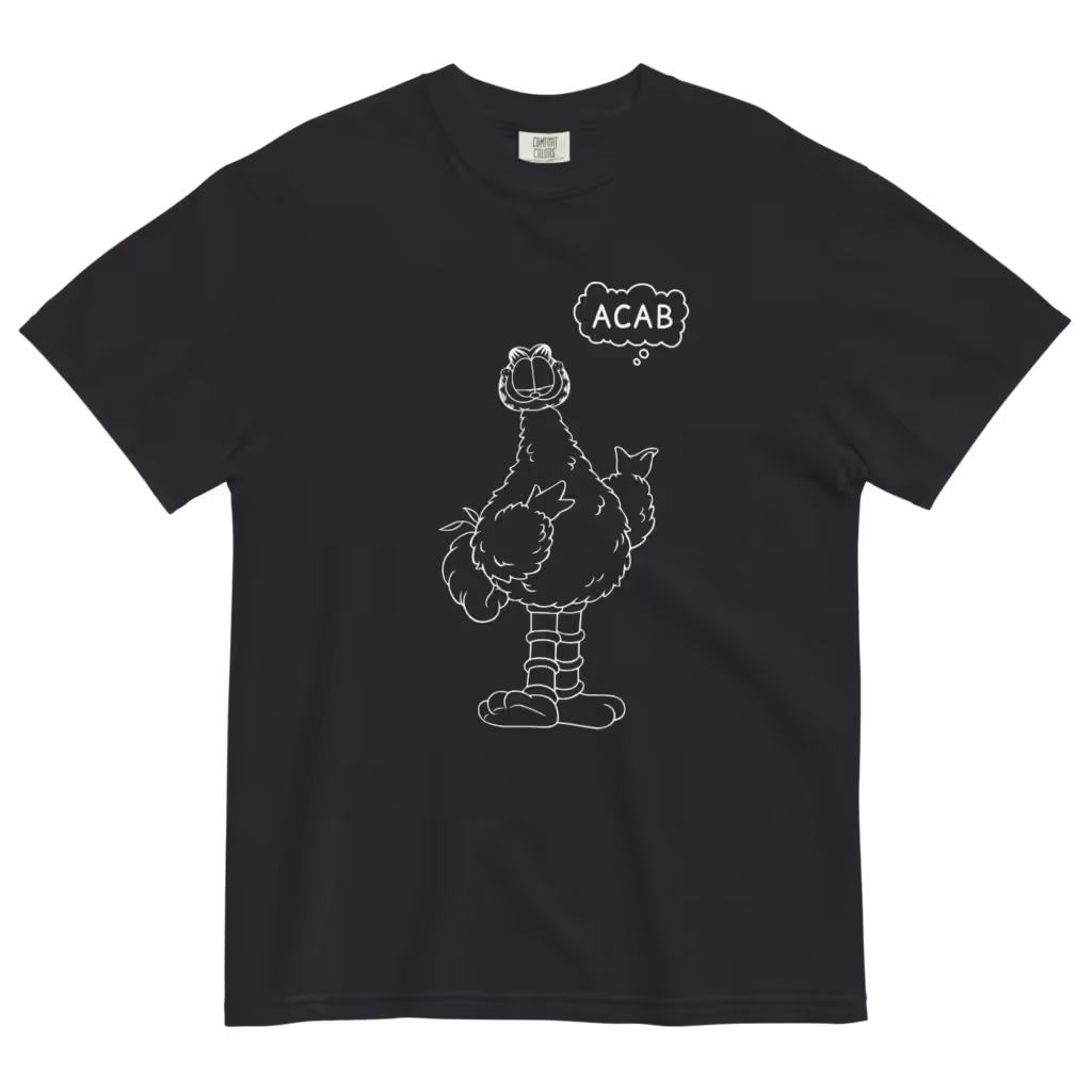 Garbird ACAB heavyweight t-shirt (black)