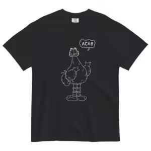 Garbird ACAB heavyweight t-shirt (black)