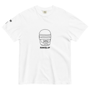 RoboSlop heavyweight t-shirt (white)