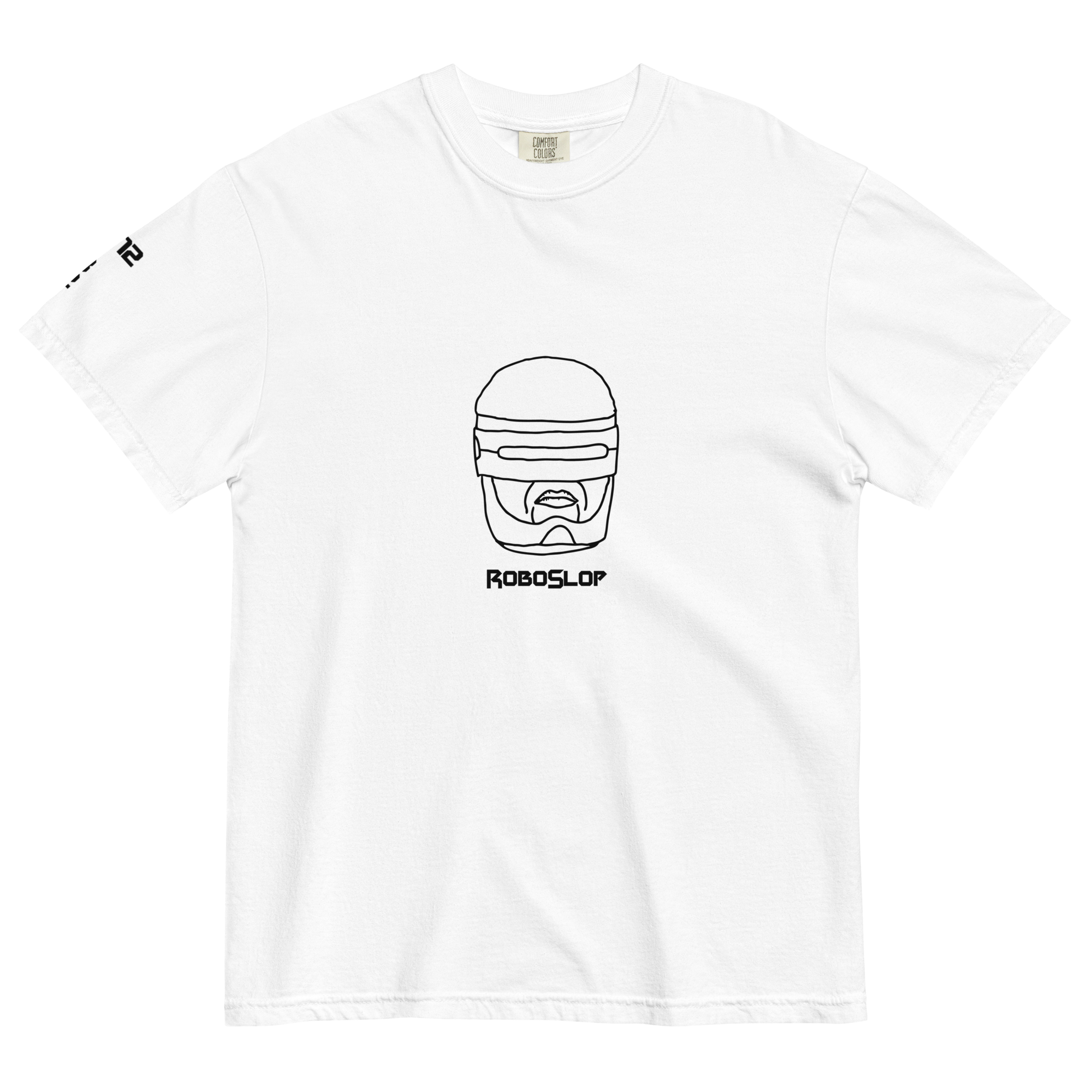 RoboSlop heavyweight t-shirt (white)