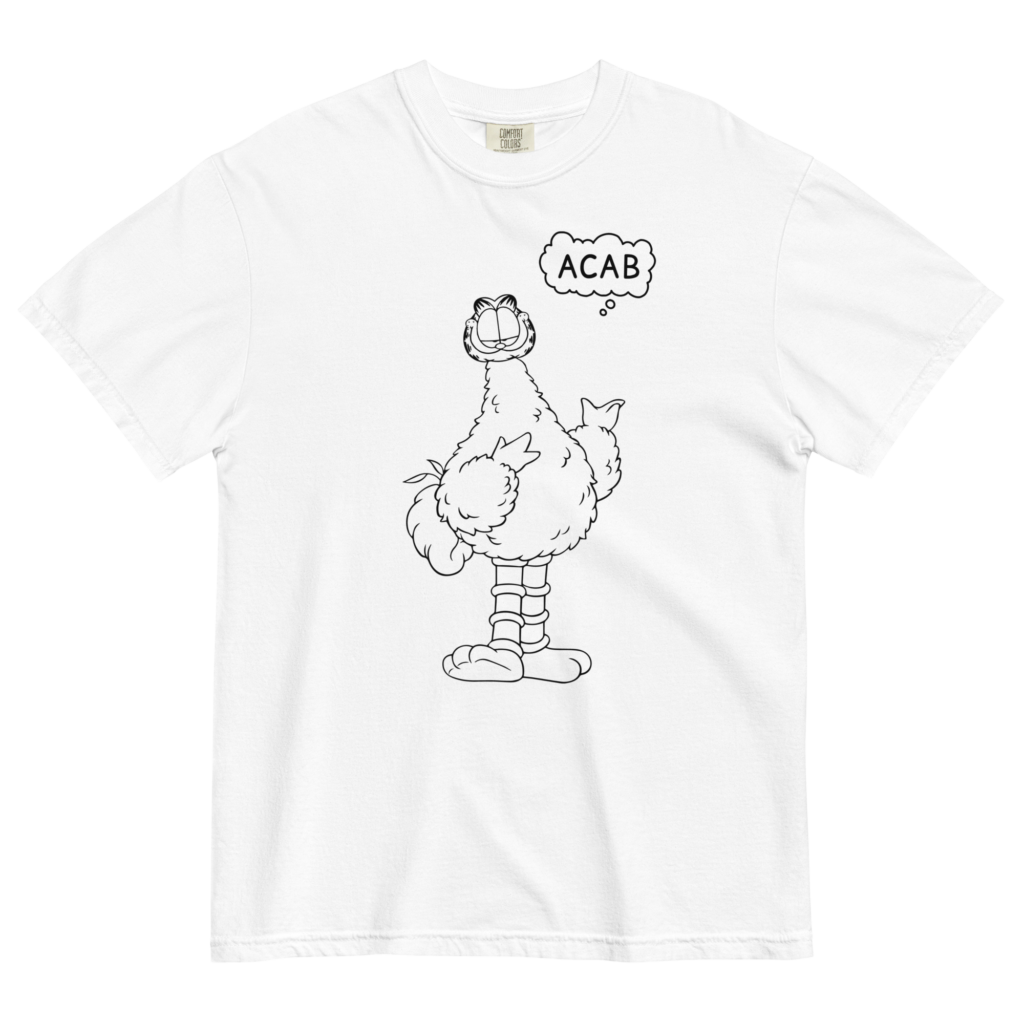 Garbird ACAB heavyweight t-shirt (white)