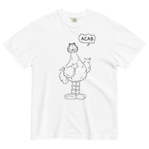 Garbird ACAB heavyweight t-shirt (white)
