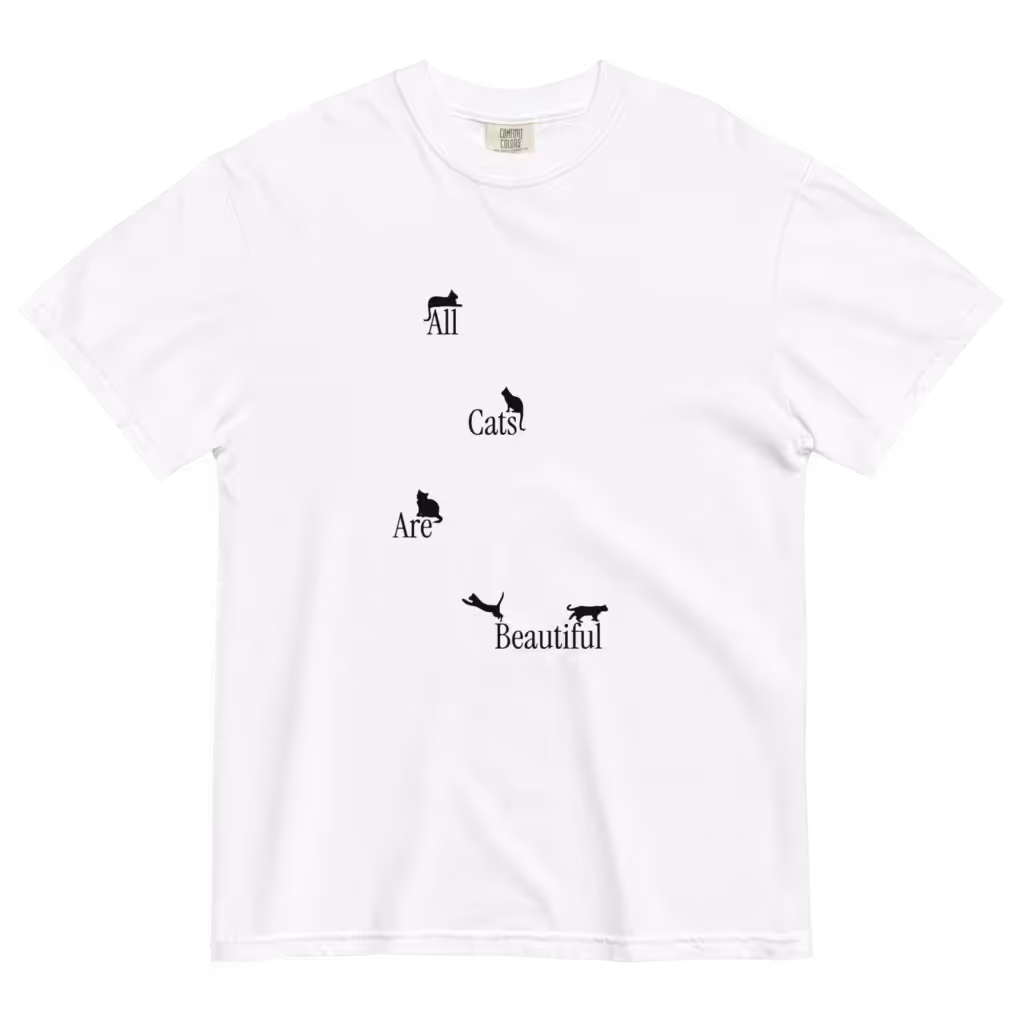 All Cats Are Beautiful heavyweight t-shirt